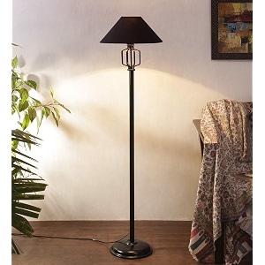 devansh a505 black cotton designer iron floor lamp for home decor 1334 blackoff white