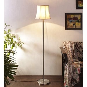devansh a535 cotton soft back designer steel floor lamp for home decor off white medium