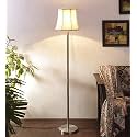 Devansh A535, Cotton Soft Back Designer Steel Floor Lamp for Home Decor (Off White Medium)