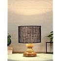 Devansh AT79, Wood Table lamp with Black Jute Shade