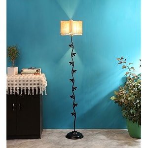 devansh bamboo star fish iron floor standing lamp natural