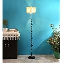 Devansh Bamboo Star Tikli Iron Floor Standing Lamp (Natural)