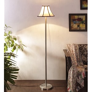 devansh cotton multi-colored designer steel floor lamp for home decor multicolored