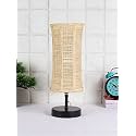 Devansh Iron Table lamp with Bamboo Shade(03)