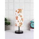 Devansh Iron Table lamp with Multicolor Cotton Shade (16)