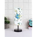 Devansh Iron Table lamp with Multicolor Cotton Shade (17)
