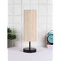 Devansh Iron Table lamp with Off-White Cotton Shade (04)