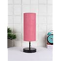 Devansh Iron Table lamp with Pink Jute Shade(13)