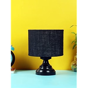 devansh pa221 black jute table lamp with iron base
