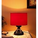 Devansh Red Cotton Table Lamp