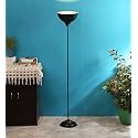 Devansh Uplighter Designer Stick Iron Standing Lamp (Black)