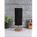 Devansh Wood Table lamp with Black Cotton Shade (41)