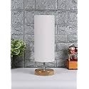 Devansh Wood Table lamp with Grey Cotton Shade (44)