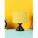 Devansh Yellow Jute Table lamp with Iron Base