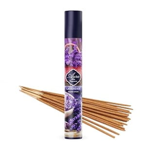 devdarshan aura lavender 40 incense sticks  9 long  premium long-lasting soothing aroma  authentic natural with incense amp dhoop cone holder