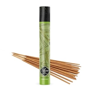 devdarshan aura lemongrass 40 incense sticks  9 long  premium long-lasting soothing aroma  authentic natural with incense amp dhoop cone holder