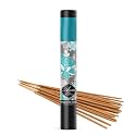 DevDarshan Aura Turquoise Amber 40 Incense Sticks (Pack of 1) – 9” Long Stick | Premium, Long-Lasting, Soothing Aroma | Authentic, Natural with Incense &amp; Dhoop Cone Holder