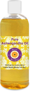 deve herbes Pure Ashwagandha Oil Withania somnifera