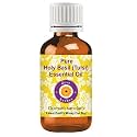 Deve Herbes Holy Basil (Tulsi) Essential Oil (Ocimum sanctum) Pure | Non-Sticky | Non-greasy | Lightweight | Men &amp; Women | All Skin Types | Steam Distilled 100ml