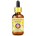 Deve Herbes Pure Peach Kernel Oil (Prunus persica) with Glass Dropper | Cold Pressed | Natural | Undiluted | For Diluting Essential Oils | For Skin &amp; Massage | Men &amp; Women | 100ml