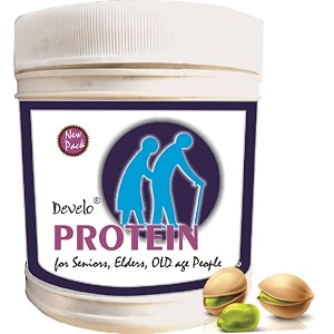 develo protein powder for seniors elderly amp old age people men amp women - 500g elaichi pista