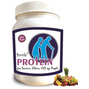 develo protein powder for seniors elders amp old age people health amp nutrition supplement for men amp women - 1kg mixed fruit