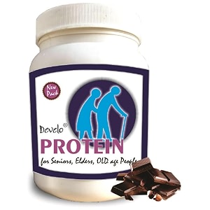 develo protein powder for seniors elderly amp old age people men amp women - 1kg chocolate