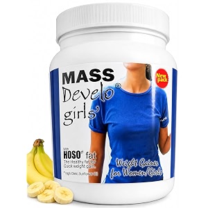 develo weight amp mass gainer protein for women amp girls health gain  1 kg powder banana