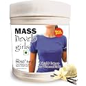 Develo Weight Mass Gainer Protein Shake Powder for Fast Gain in women girls, Nutrition Food Supplement, Protein Supplement with Natural Fat Energy I 27 Vitamins &amp; Minerals I 500gm Vanilla Flavour