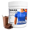 Develo Weight Mass Gainer Protein Shake Powder for Fast Gain in women girls,Nutrition Food Supplement,with Natural Fat Energy I 27 Vitamins & Minerals I 500 grams Chocolate Flavour