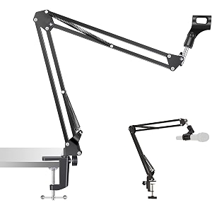 device of urban infotech microphone stands for bm800 and condenser microphone boom arm scissor mic stand table microphone stand for home studio recording and youtube