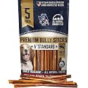Devil Dog Pet Co Bully Sticks for Small Dogs, Long Lasting 6 in 5 Pack