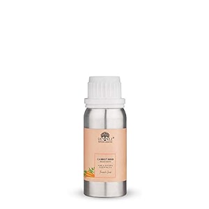 devinez carrot seed essential oil 500ml nabl amp ifra certified 100 pure natural amp undiluted in anodized aluminum bottle therapeutic grade for smooth wrinkles fight free radicals firm and tone the skin enhance skin rejuvenation get thick shiny amp healthy hair