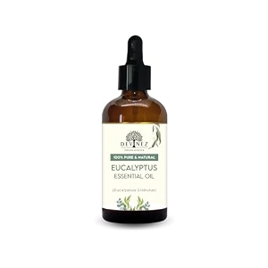 devinez eucalyptus essential oil with dropper - therapeutic grade 100 purenatural oil skin amp hair care diffuser steam inhalation relaxation humidifier aromatherapy 118 ml