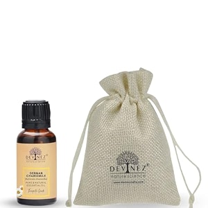 devinez german chamomile essential oil 10ml - 100 pure amp blue matricaria for sensitive skin