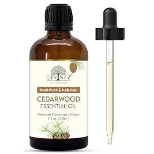 devinez himalayan cedarwood essential oil 118 ml - undiluted 100 natural oil diy skin amp haircare aromatherapy soap making amp diffuser
