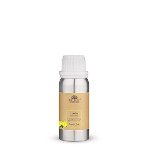devinez lemon cold pressed essential oil 100 pure natural amp undiluted therapeutic grade for face aromatherapy skin pigmentation hair and massage - 100ml in anodized aluminum bottle