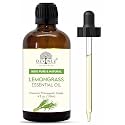 Devinez Lemongrass Essential Oil with Premium Dropper - Therapeutic Grade, 100% Pure Undiluted Natural Diffusers Oil for Skin, Hair Care, Insect Repellant and Aromatherapy (118 ml)