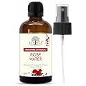 Devinez Natural Rose Hydrosol Water with Mist Spray - 100% Pure, Alcohol-Free Refreshing Facial Mist for Glowing Skin &amp; Hydration, Calming, and Bath Suitable for All Skin Types (118 ml)