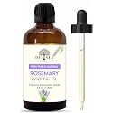 Devinez Pure Rosemary Essential Oil with Dropper - 100% Pure, Therapeutic Grade, Undiluted Natural Oil Hair Conditioning/Skin, Refreshing Aromatherapy Diffusers Oil, Cleansing Dry Scalp Care (118 ml)