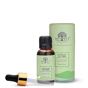 devinez tea tree australian essential oil - 30ml nabl amp ifra certified - 100 pure natural amp undiluted therapeutic grade in glass bottle - for hair care pimples acne scars skin face amp anti-dandruff