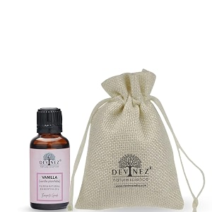 devinez vanilla essential oil 100 pure natural amp undiluted therapeutic grade for skin care relief from tension amp anxiety aroma diffuser and aromatherapy - 15ml in glass bottle