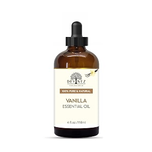 devinez vanilla essential oil 100ml - 100 natural in glass bottle for diffusers easing daily tension calming aromatherapy amp diy skincare - sweet warm aroma