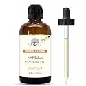 Devinez Vanilla Essential Oil (100ml) - 100% Natural in Glass Bottle for Diffusers, Easing Daily Tension, Calming Aromatherapy &amp; DIY Skincare - Sweet Warm Aroma
