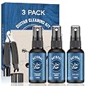Deviser Guitar Cleaner Spray,All IN ONE Kit 2 OZ,fretboard Lemon oil,Polish,Guitar String-cleaner,Guitar string winder,Cleaning cloth for guitar cleaning and maintenance