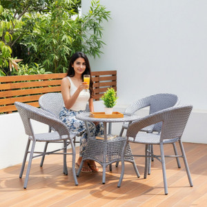 devoko metal table  chair set