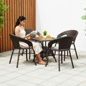 DEVOKO Metal Table & Chair Set