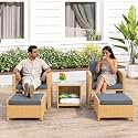 DEVOKO Valencia Outdoor 5 Piece All Weather