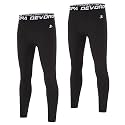 DEVOROPA Boys Leggings Youth Compression Pants Sports Tights Basketball Football Baseball Soccer Baselayer Slim/Regular/Husky