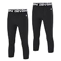 DEVOROPA Boys Leggings Youth Compression Pants Sports Tights Basketball Football Baseball Soccer Baselayer Slim/Regular/Husky